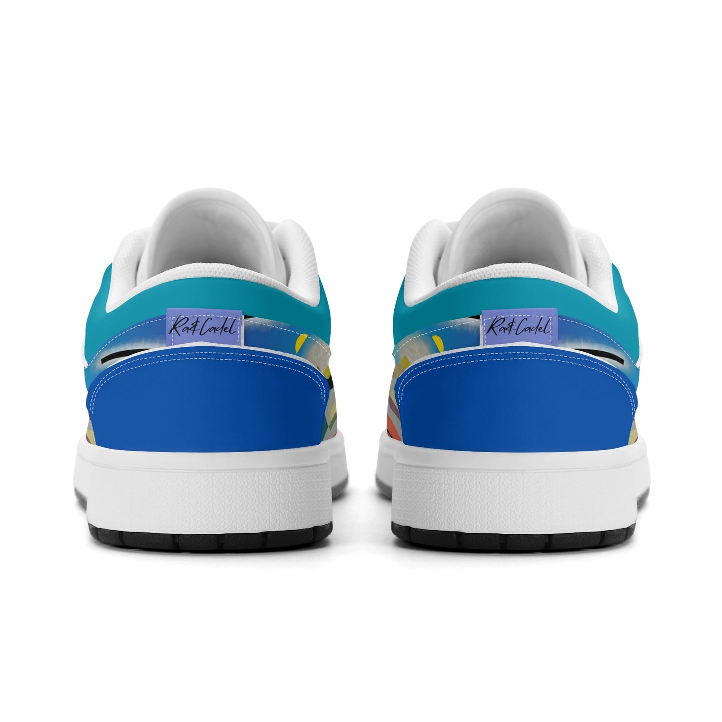 Kandinsky Blue Painting Premium Sneakers