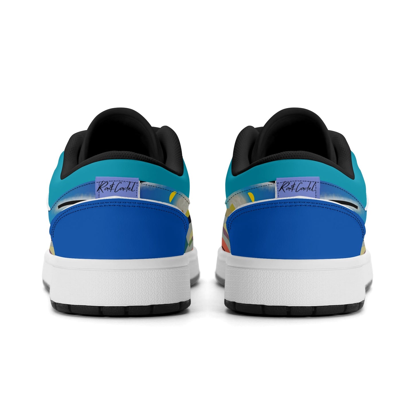 Kandinsky Blue Painting Premium Sneakers