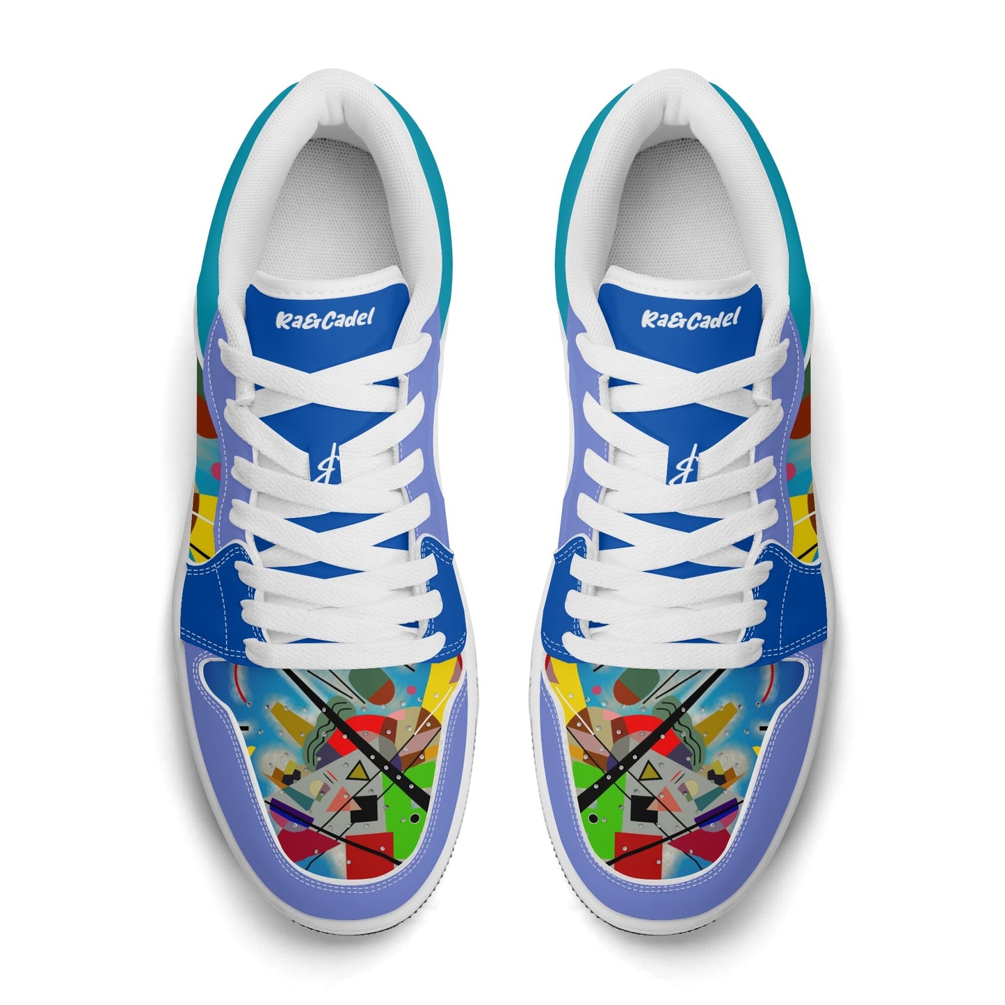 Kandinsky Blue Painting Premium Sneakers