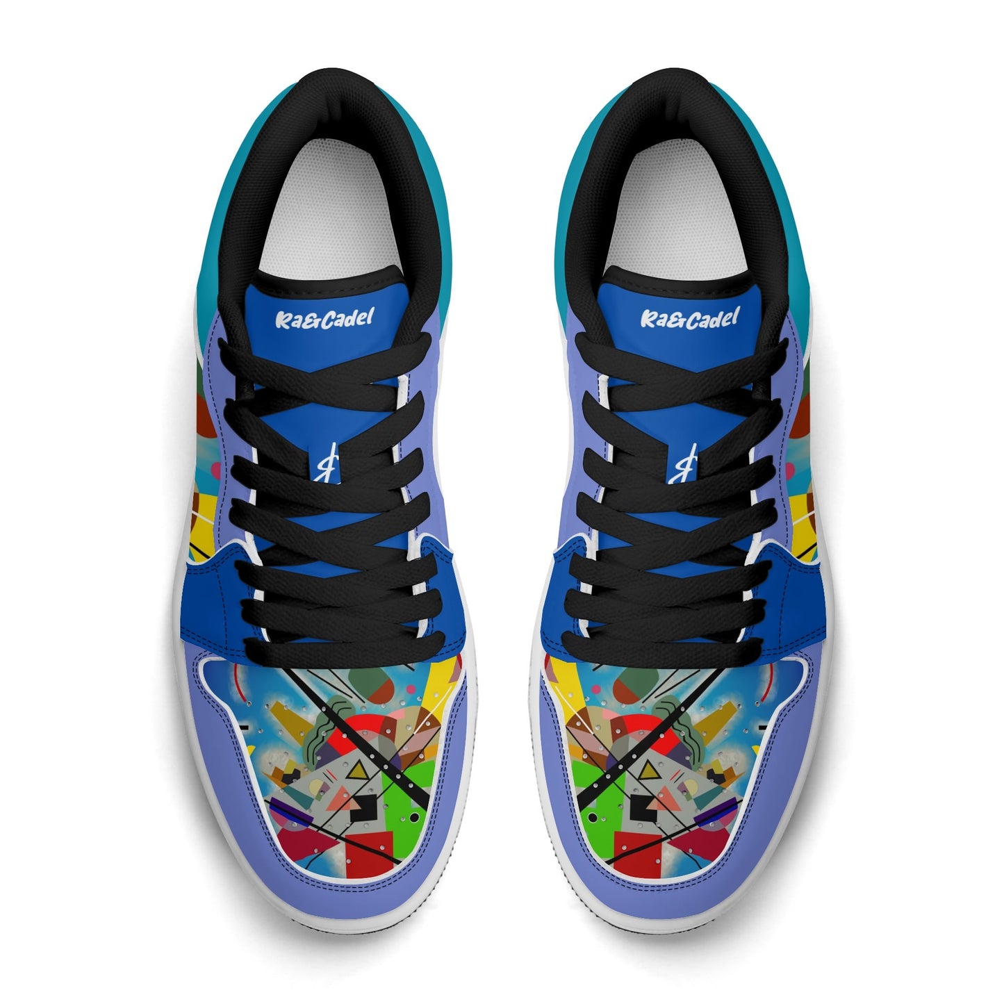 Kandinsky Blue Painting Premium Sneakers