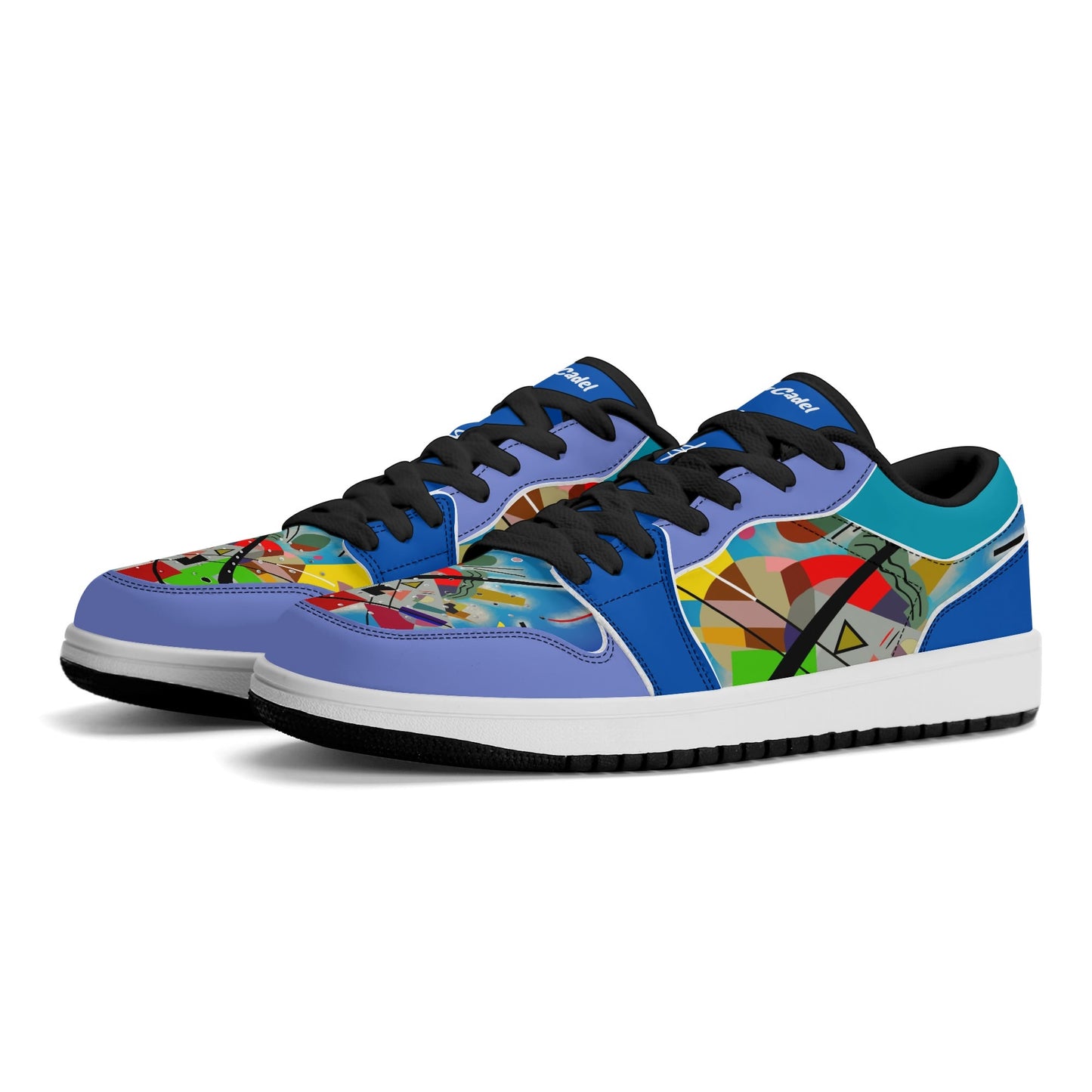 Kandinsky Blue Painting Premium Sneakers