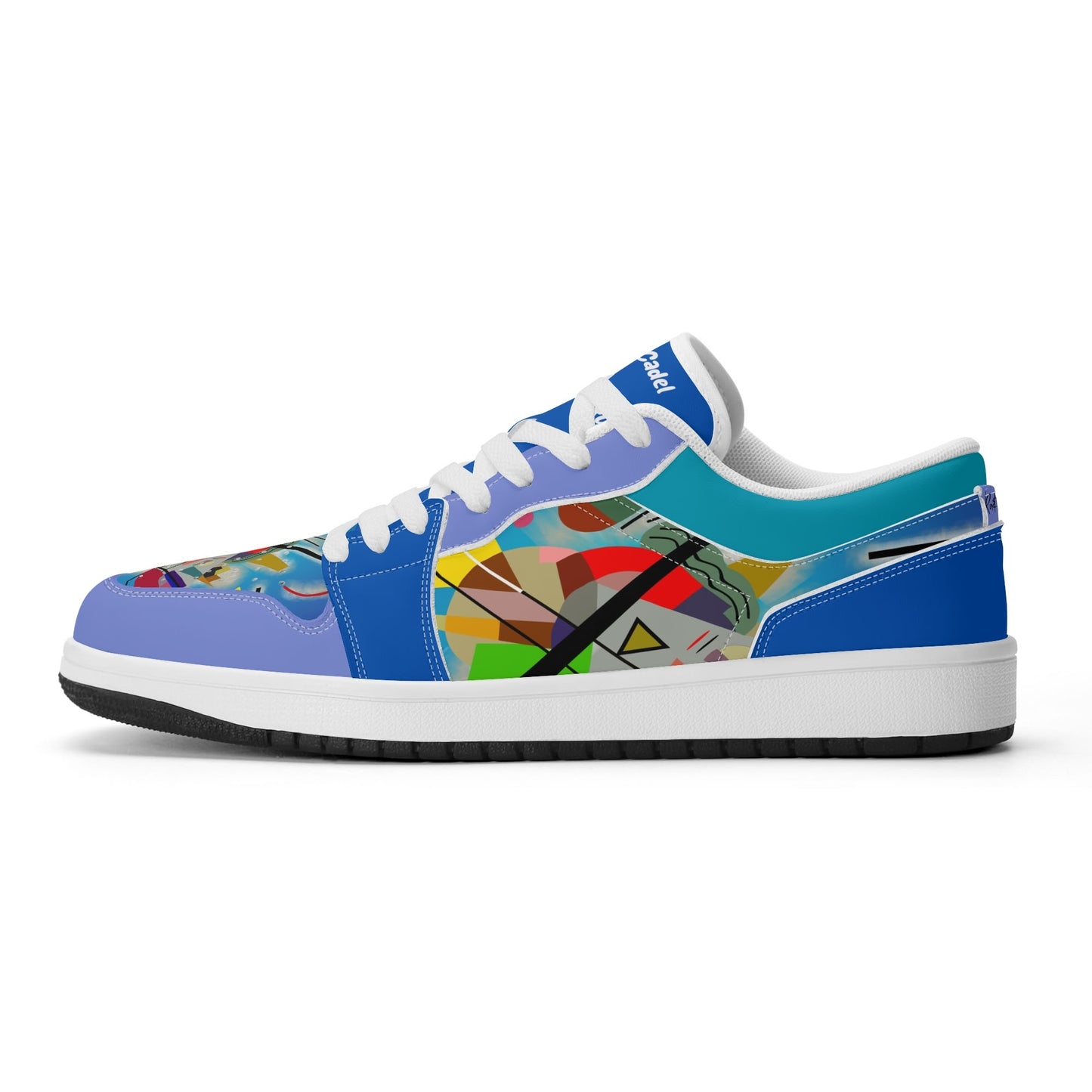 Kandinsky Blue Painting Premium Sneakers