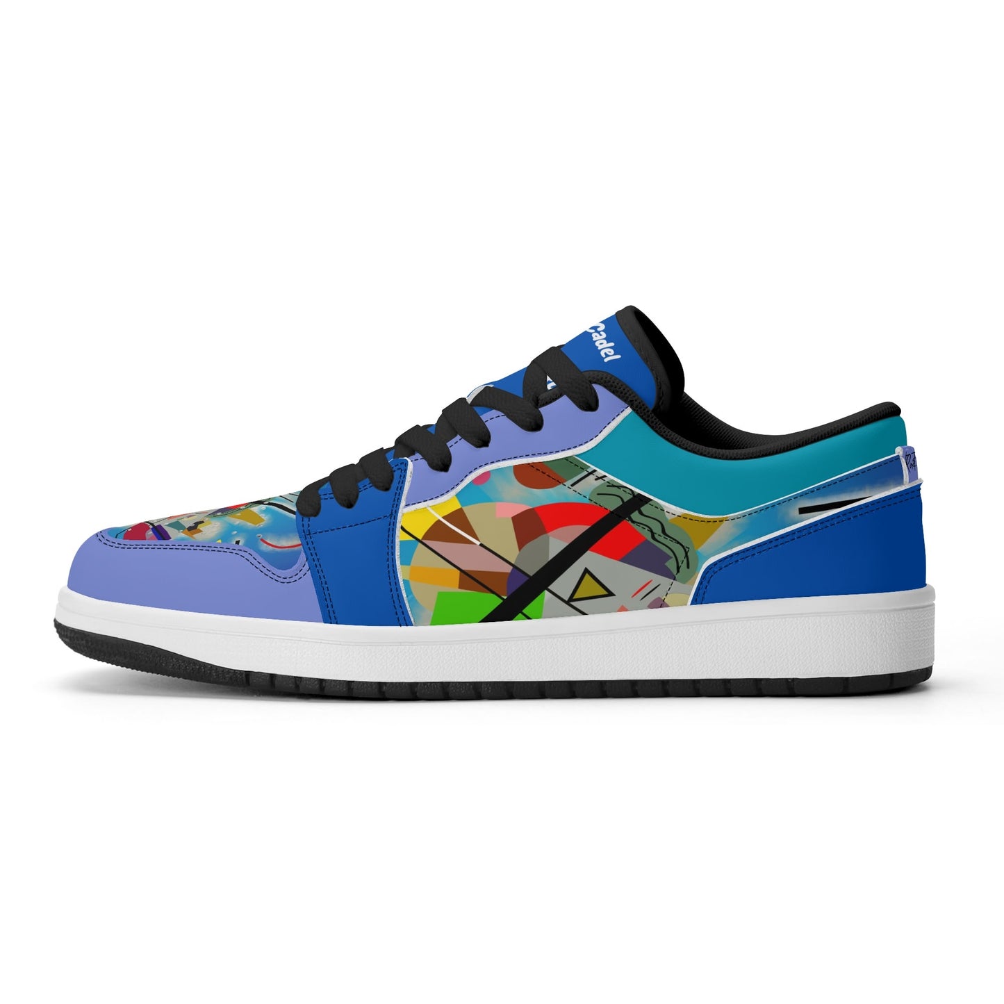 Kandinsky Blue Painting Premium Sneakers