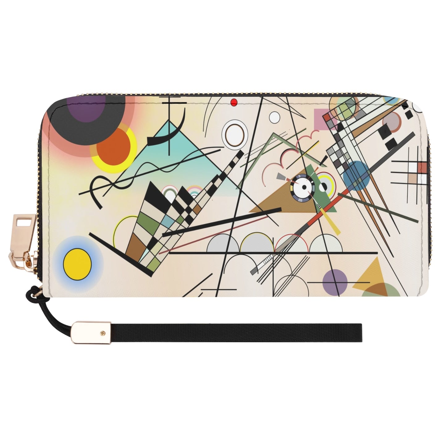 Cartera de Cuero Vegano Kandinsky Composición 8