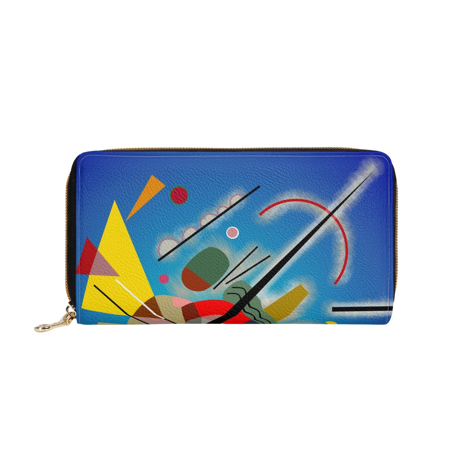 Cartera de Cuero pequeña Kandinsky Blue Painting