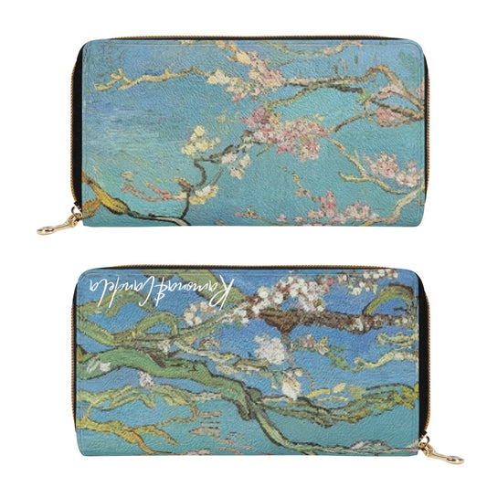 Cartera de Cuero pequeña Van Gogh Almendros en flor