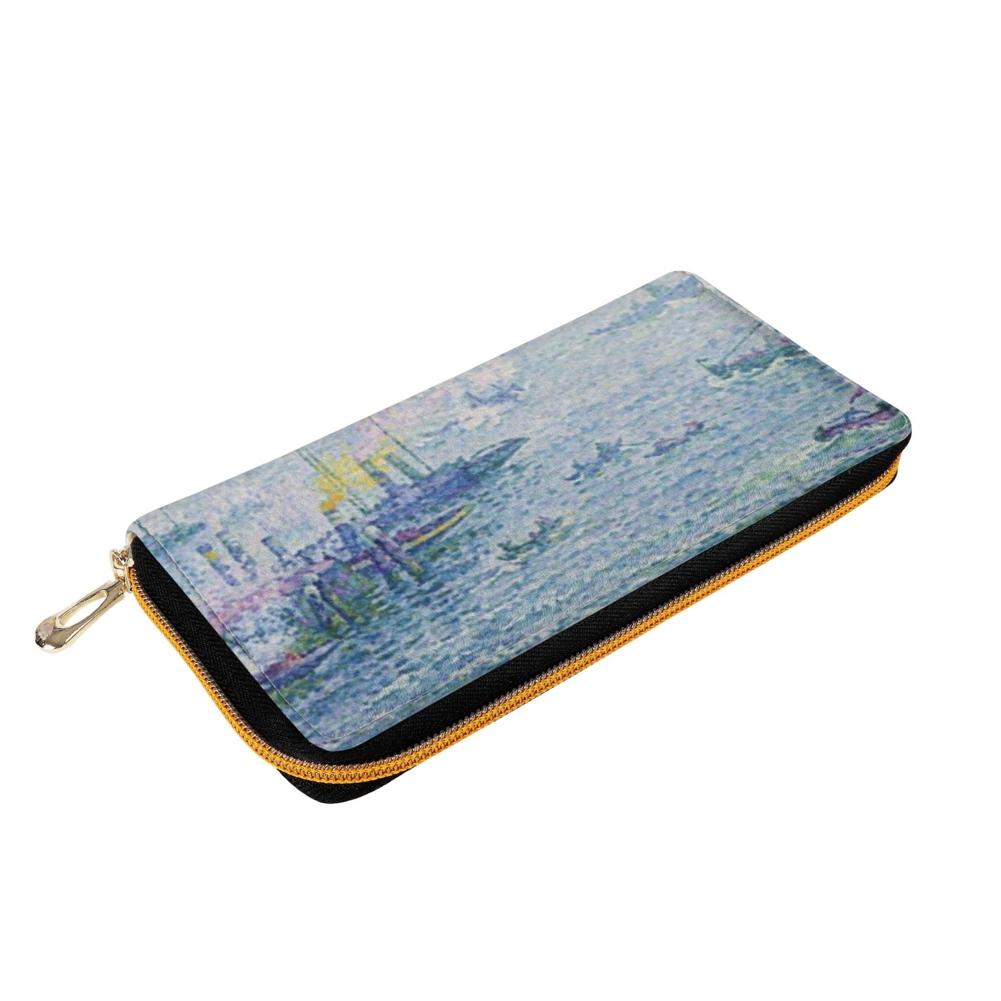 Cartera de Cuero Sintetico Pequeña El Puerto de Rotterdam Paul Signac. Edición Exclusiva - Ramona & Candela