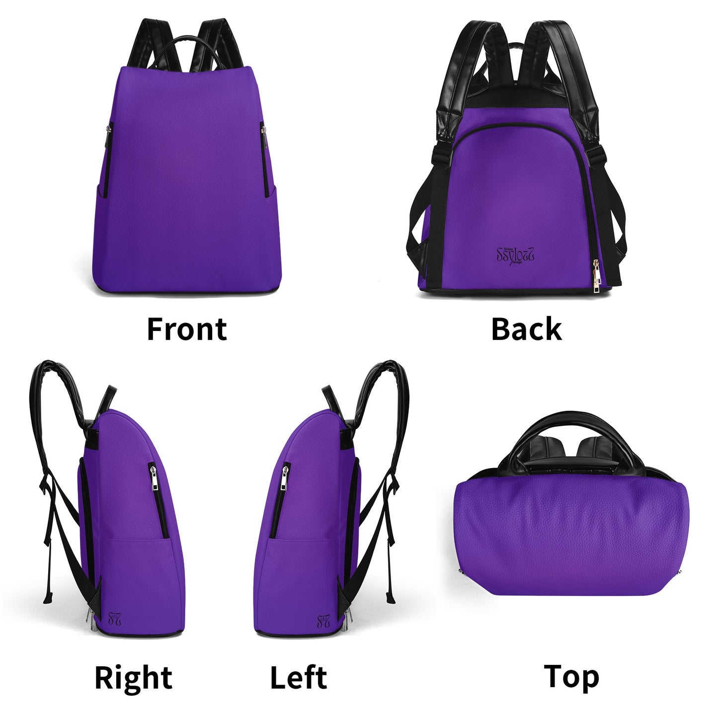 Mochila MORADO INTENSO. Sistema antirrobo. Diseño único. Perfecta para el uso diario. Edición limitada