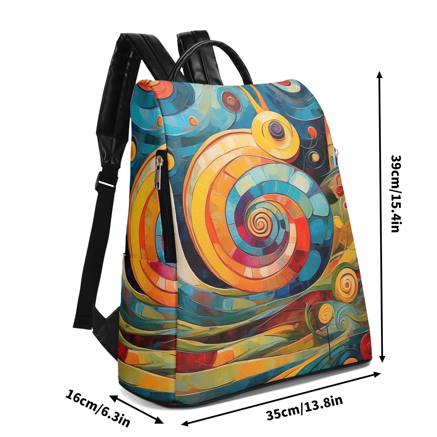 Mochila  SNAIL COLOURS. Edición limitada. Diseño exclusivo. Sistema antirrobo.