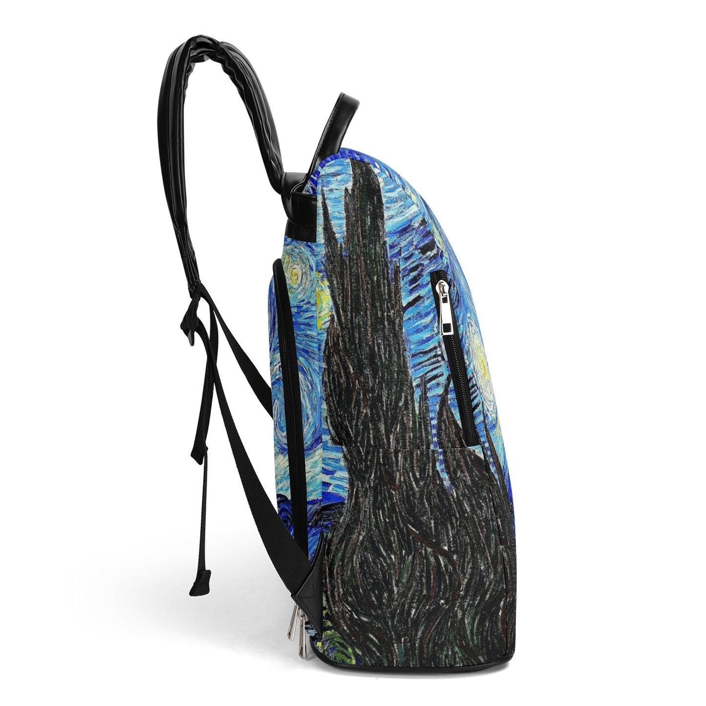 Starry Night Backpack, Van Gogh. Limited edition. Exclusive artistic design. Anti-theft system.