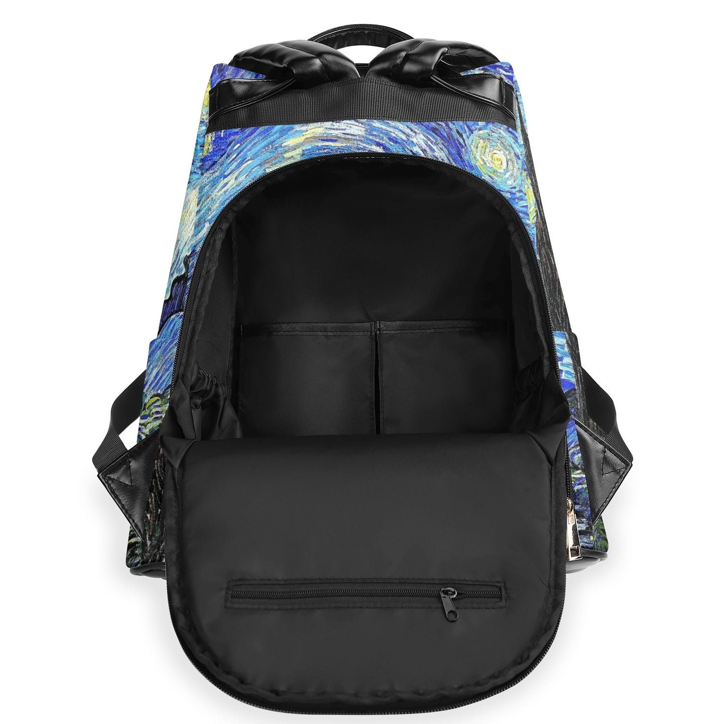 Starry Night Backpack, Van Gogh. Limited edition. Exclusive artistic design. Anti-theft system.