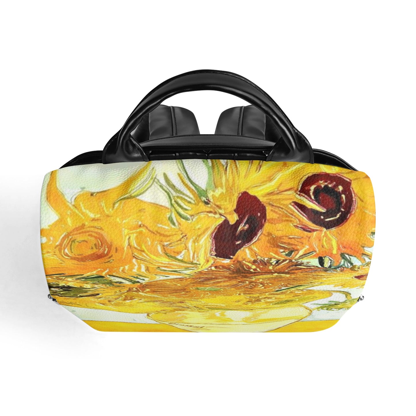 Mochila  Los Girasoles Van Gogh. Edición limitada. Diseño exclusivo. Sistema antirrobo.