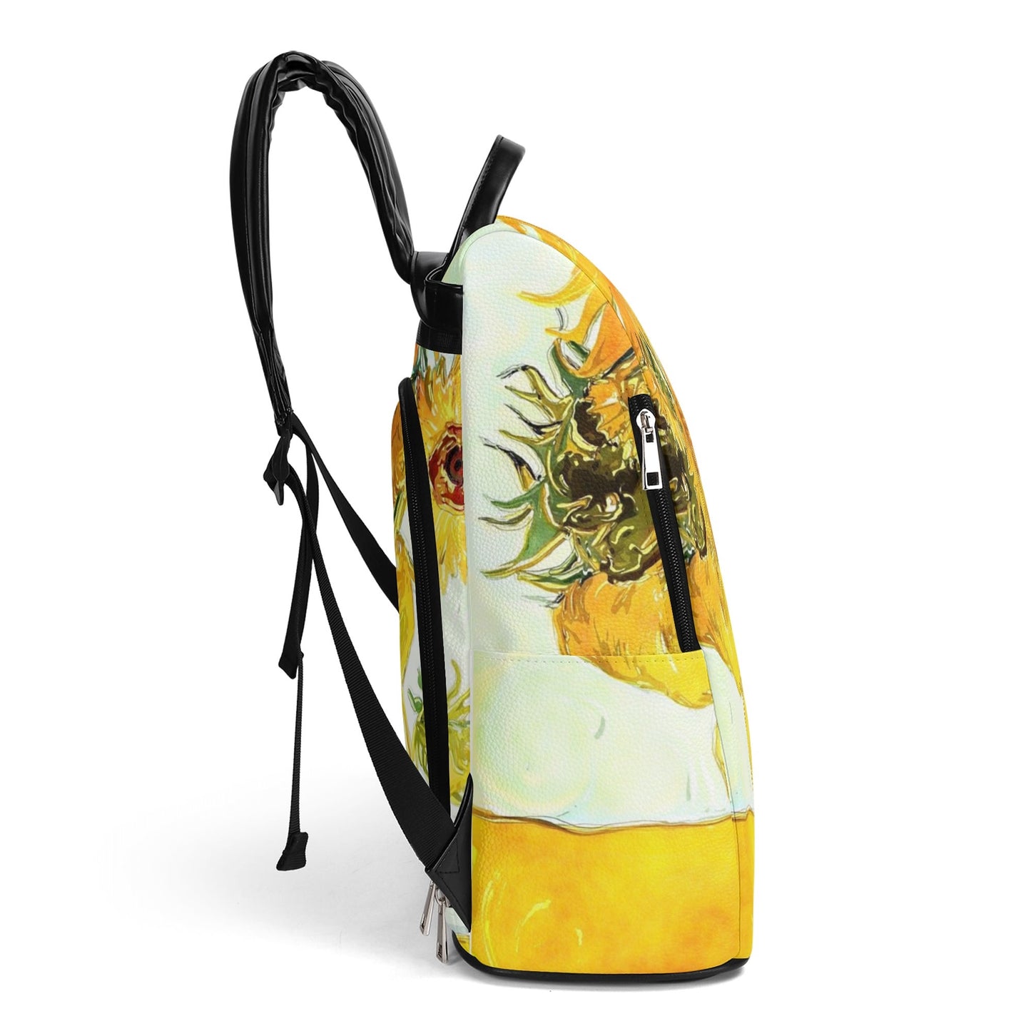 Mochila  Los Girasoles Van Gogh. Edición limitada. Diseño exclusivo. Sistema antirrobo.