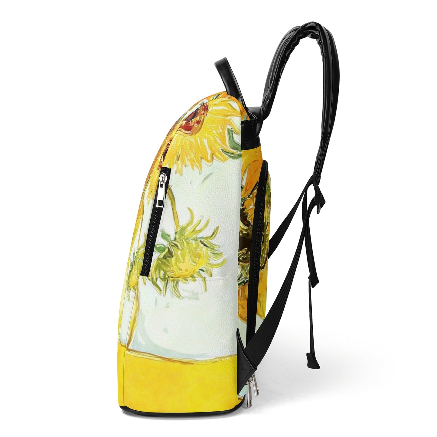 Mochila  Los Girasoles Van Gogh. Edición limitada. Diseño exclusivo. Sistema antirrobo.