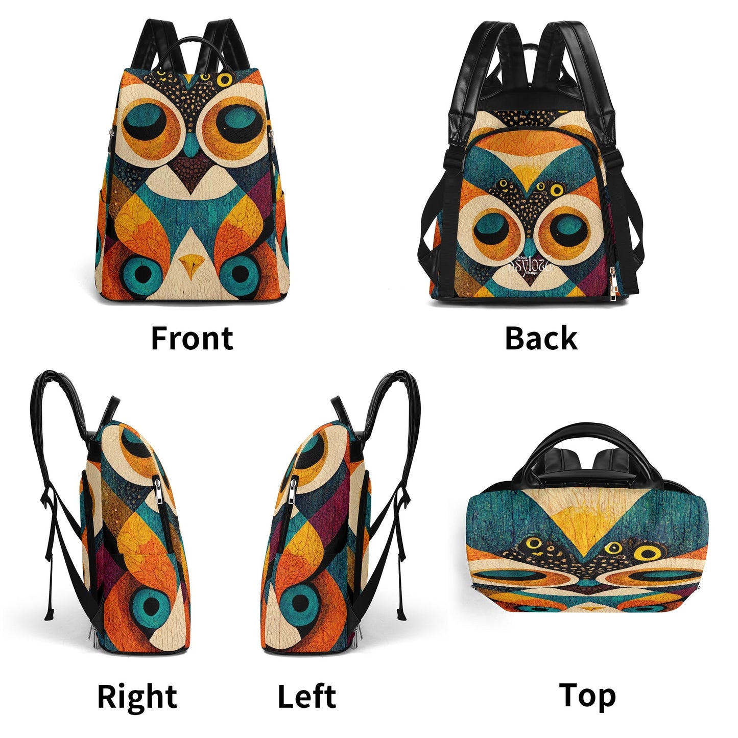 Mochila OWL COLOURS. Edición limitada- Diseño exclusivo. Sistema antirrobo.