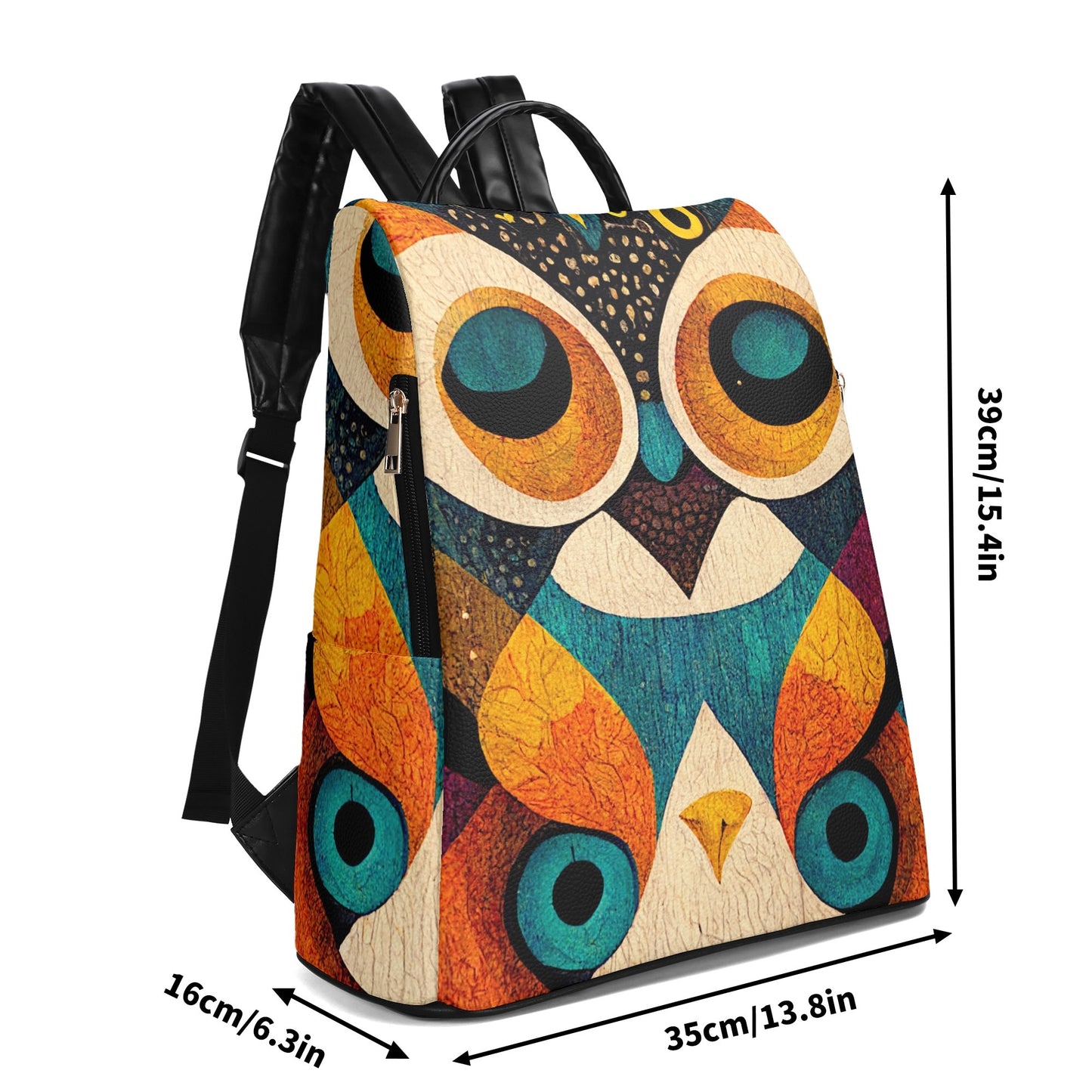 Mochila OWL COLOURS. Edición limitada- Diseño exclusivo. Sistema antirrobo.