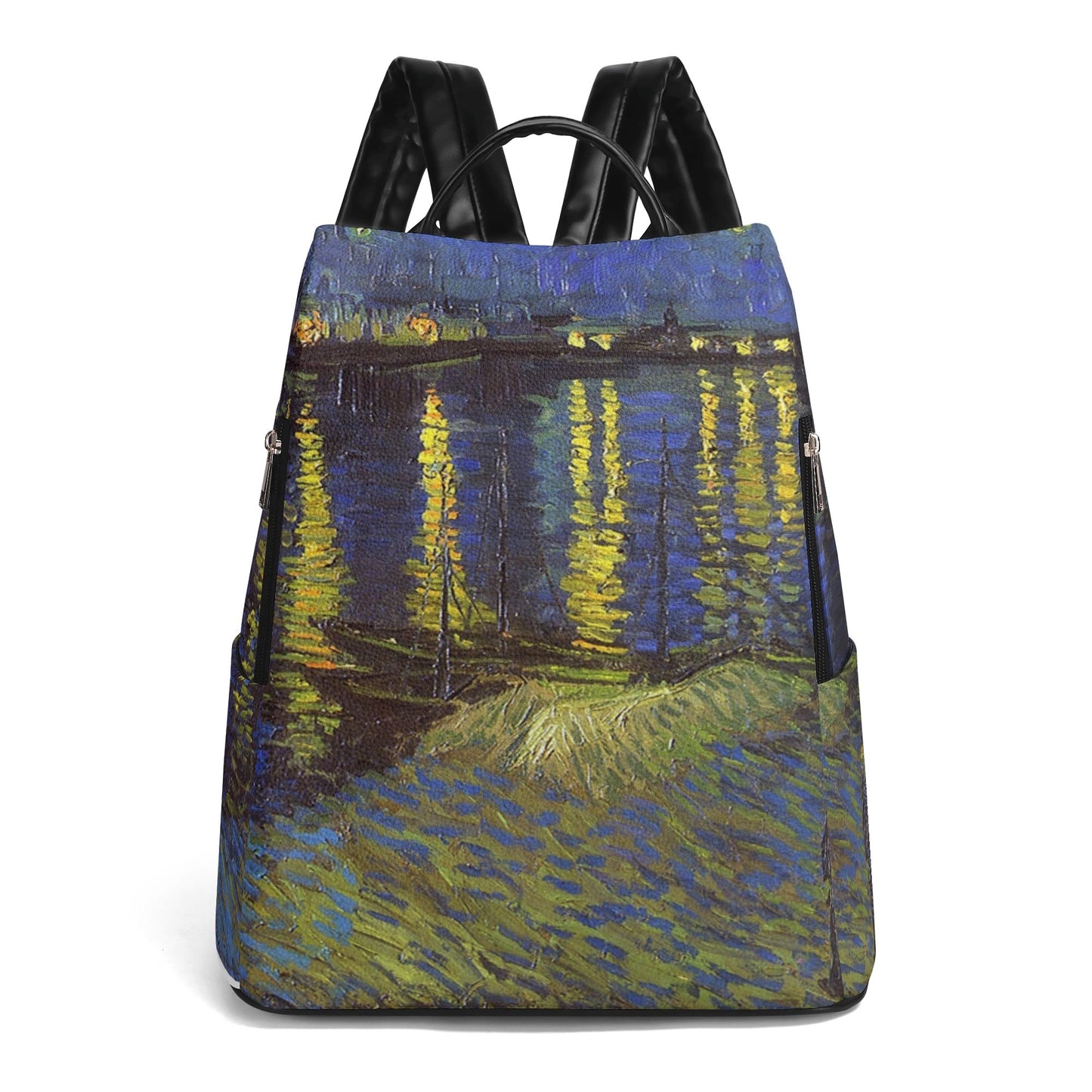 Starry Night Over the Rhone Backpack, Van Gogh. Limited Edition. Exclusive design. Anti-theft system,