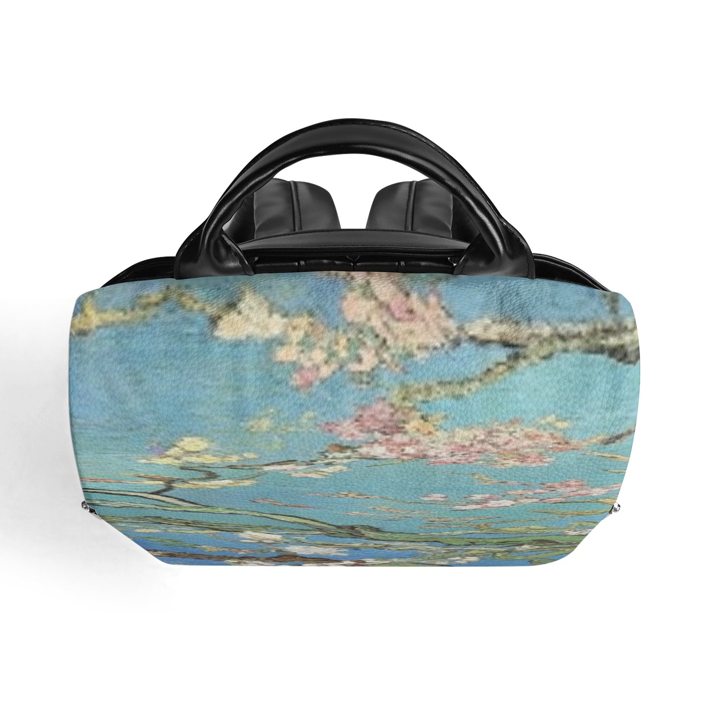 Mochila  Los Almendros en Flor, Van Gogh. Edición limitada. Diseño exclusivo. Sistema antirrobo.