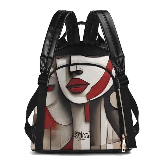 Mochila WOMAN CUBISM. Edición limitada. Diseño exclusivo. Sistema antirrobo.