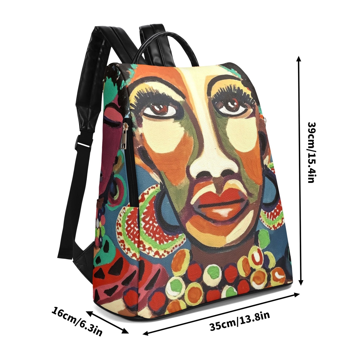 Mochila AFRICAN. Edición limitada. Diseño exclusivo. Sistema antirrobo.