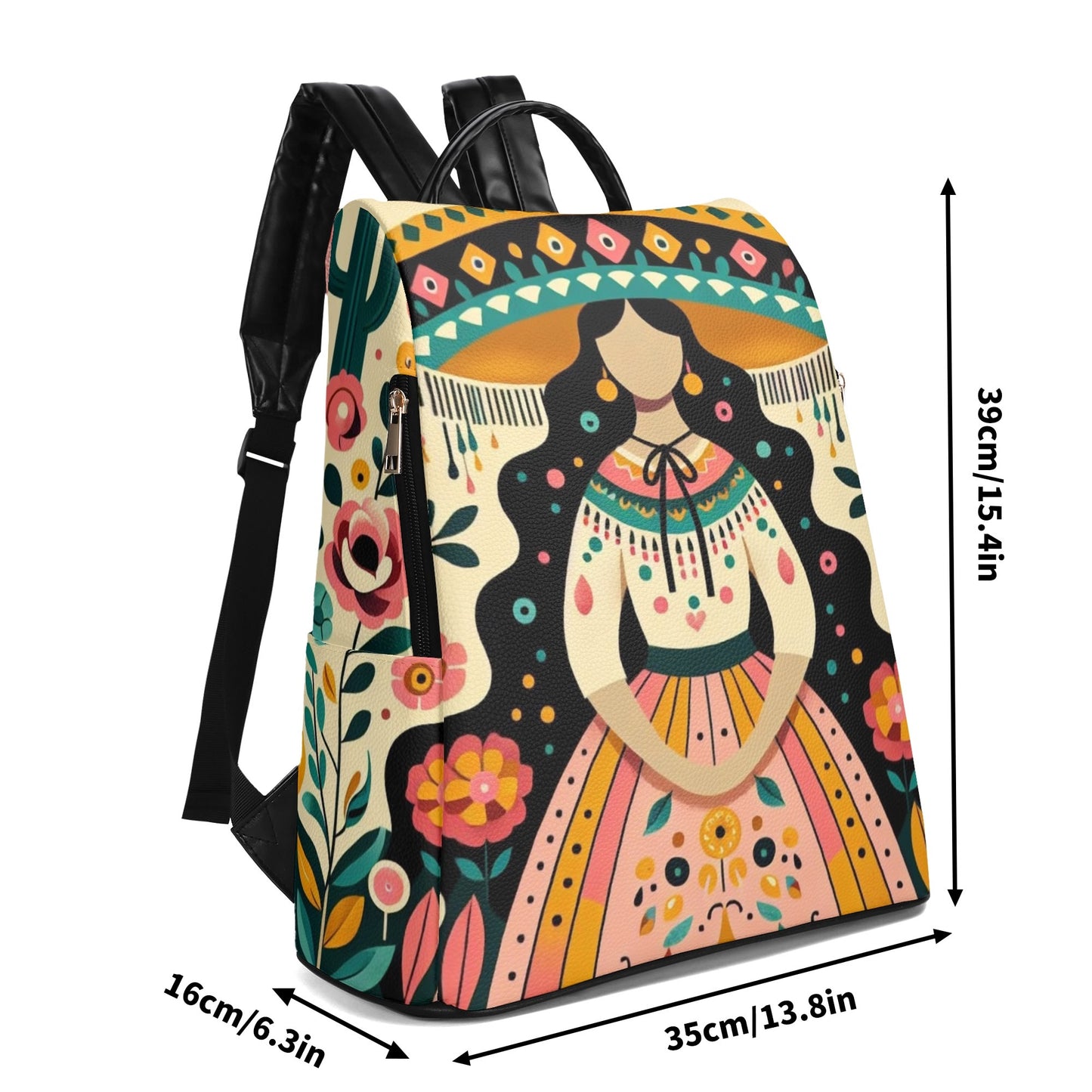 Mochila MEXICAN. Edición limitada. Diseño exclusivo. Sistema antirrobo.