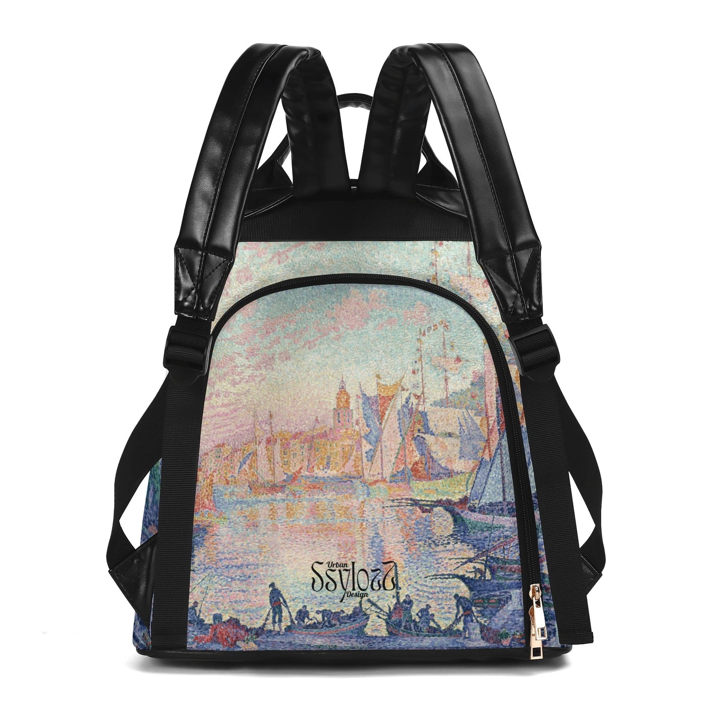 Mochila Puerto de Saint-Tropez, Pablo Signac. Edición limitada. Diseño exclusivo. Sistema antirrobo