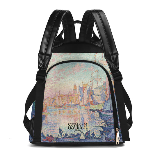 Mochila Puerto de Saint-Tropez, Pablo Signac. Edición limitada. Diseño exclusivo. Sistema antirrobo