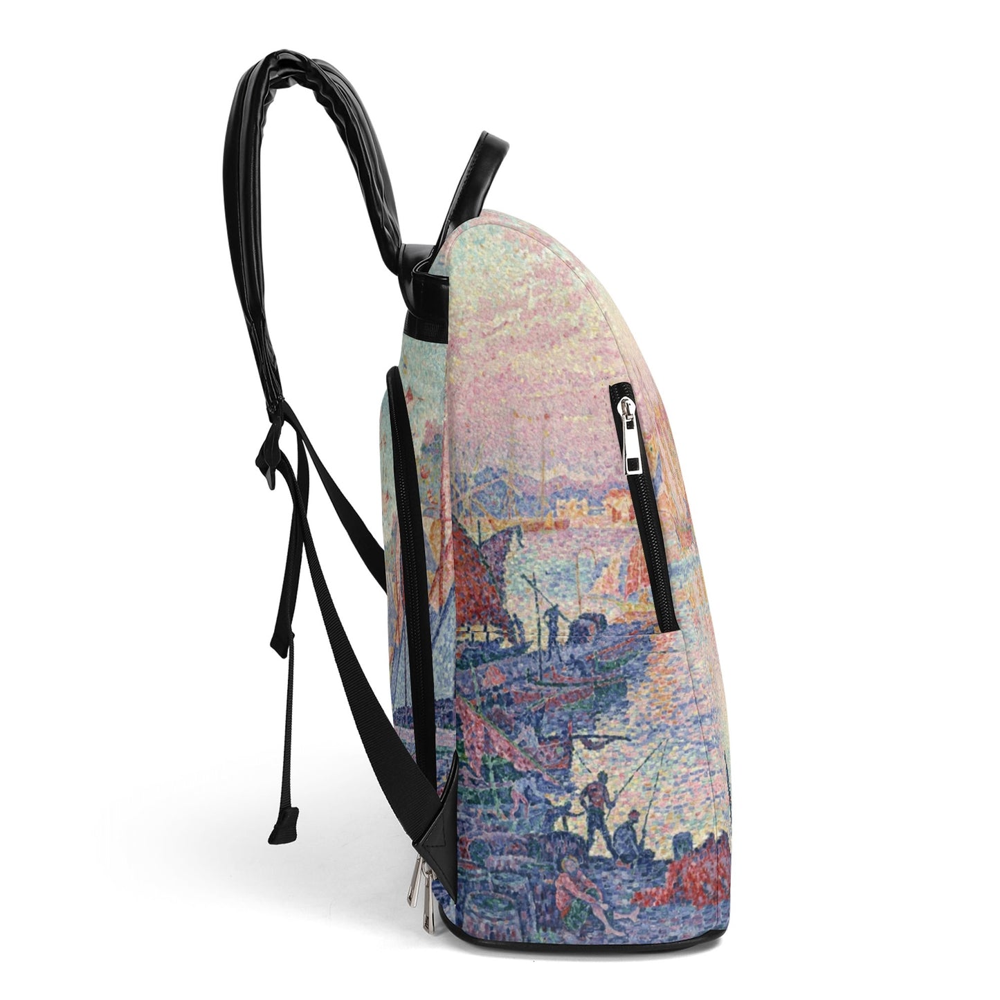 Mochila Puerto de Saint-Tropez, Pablo Signac. Edición limitada. Diseño exclusivo. Sistema antirrobo