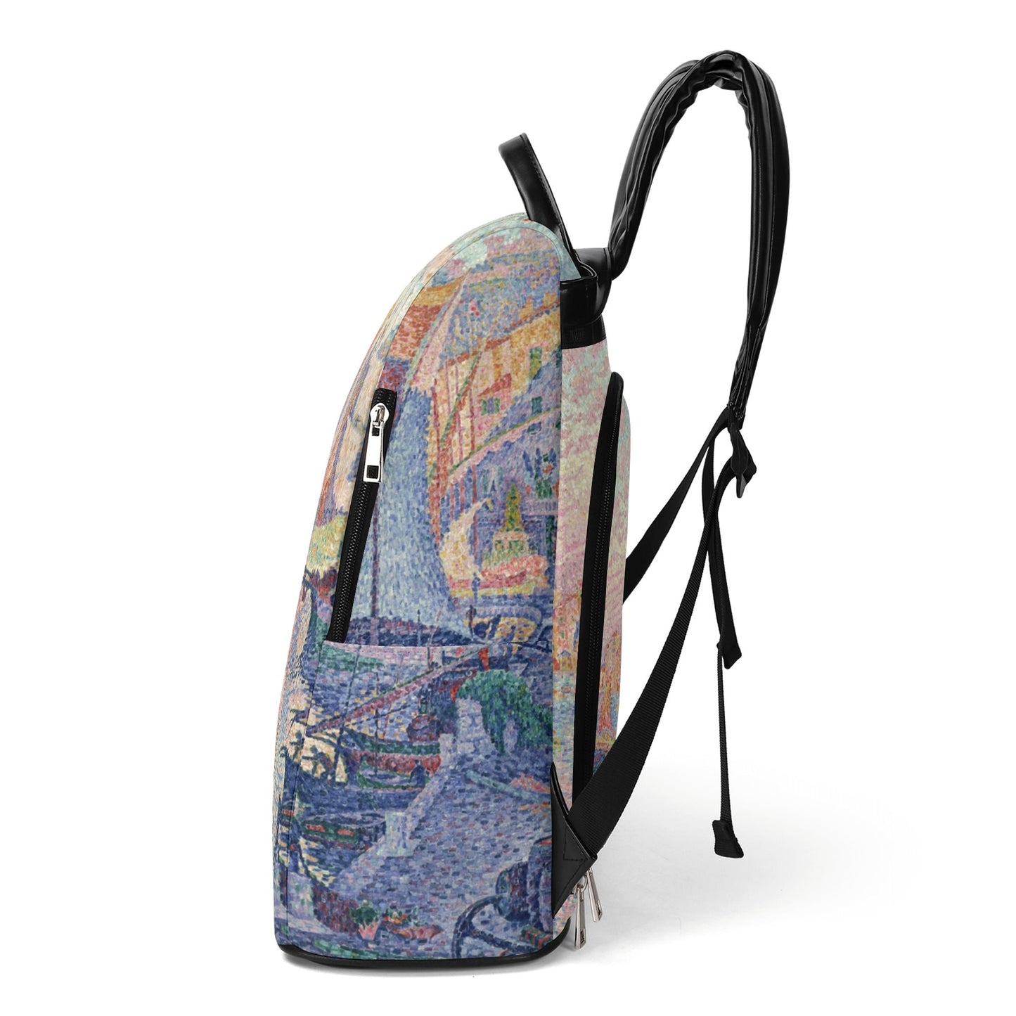 Mochila Puerto de Saint-Tropez, Pablo Signac. Edición limitada. Diseño exclusivo. Sistema antirrobo