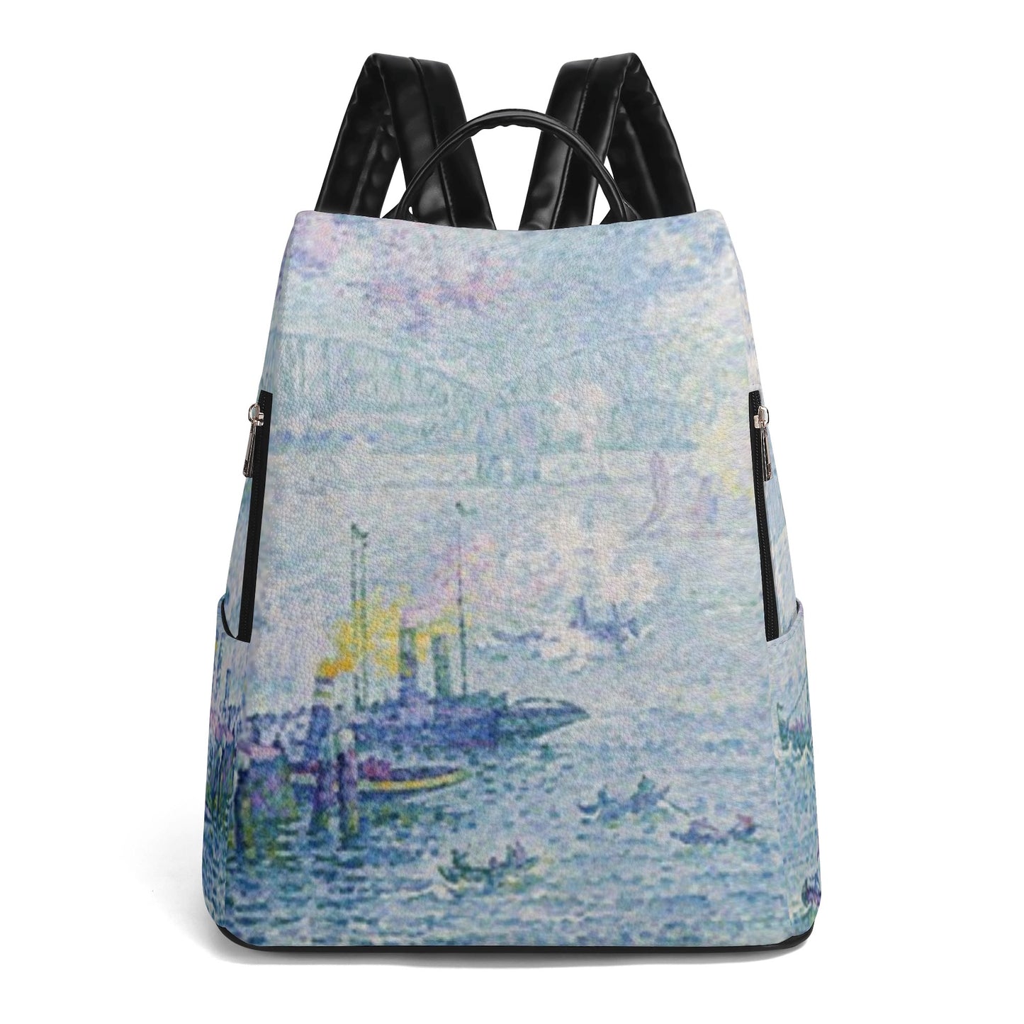 Mochila El Puerto de Rotterdam, Paul Signac. Edición limitada. Diseño exclusivo. Sistema antirrobo.