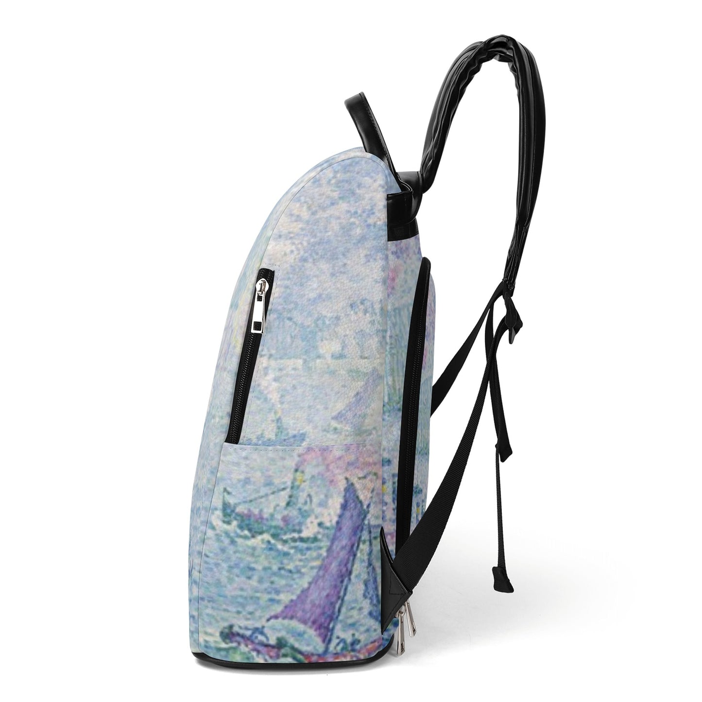 Mochila El Puerto de Rotterdam, Paul Signac. Edición limitada. Diseño exclusivo. Sistema antirrobo.