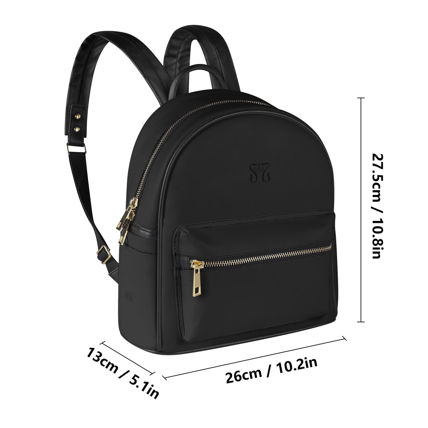 Mochila Mini NEGRO SATINADO. Edición limitada. Diseño exclusivo