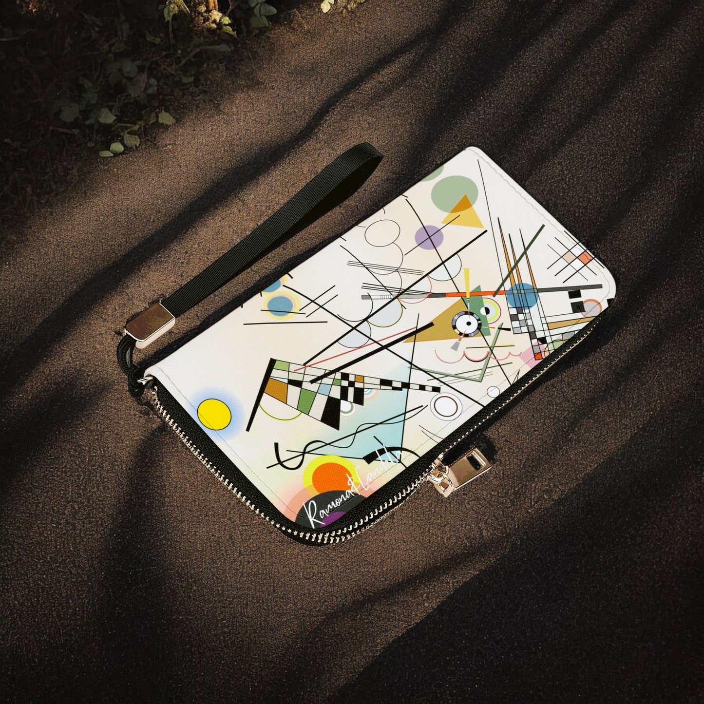 Cartera de Cuero Vegano Kandinsky Composición 8