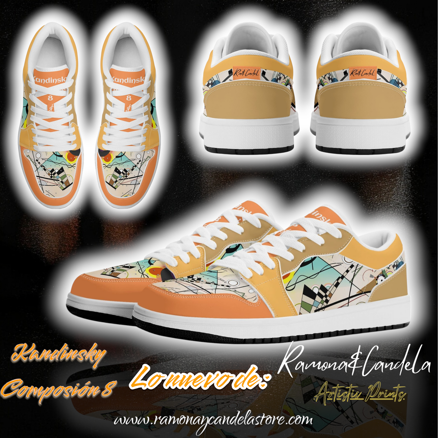 Kandinsky Composition 8 Premium Sneakers